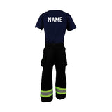 ORIGINAL Firefighter Personalized BLACK 2-Piece Toddler Outfit