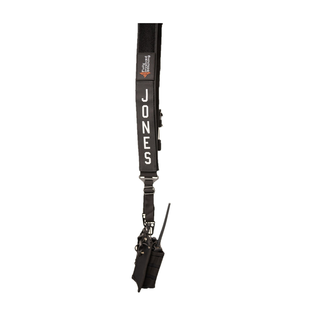 Personalized Firefighter Radio Strap and Holster