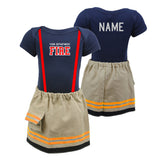 Firefighter Personalized 2PC Skirt Outfit