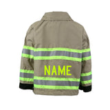 Firefighter Personalized TAN Toddler Jacket (JACKET ONLY)