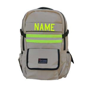 Firefighter Personalized TAN Backpack