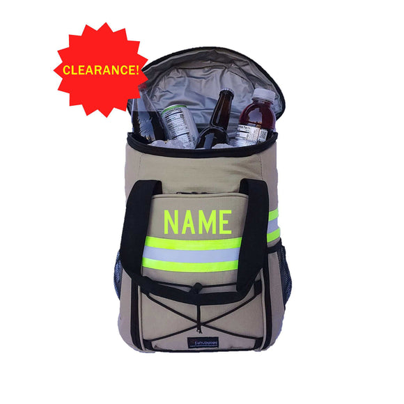 BLEMISHED Personalized Firefighter Backpack Cooler
