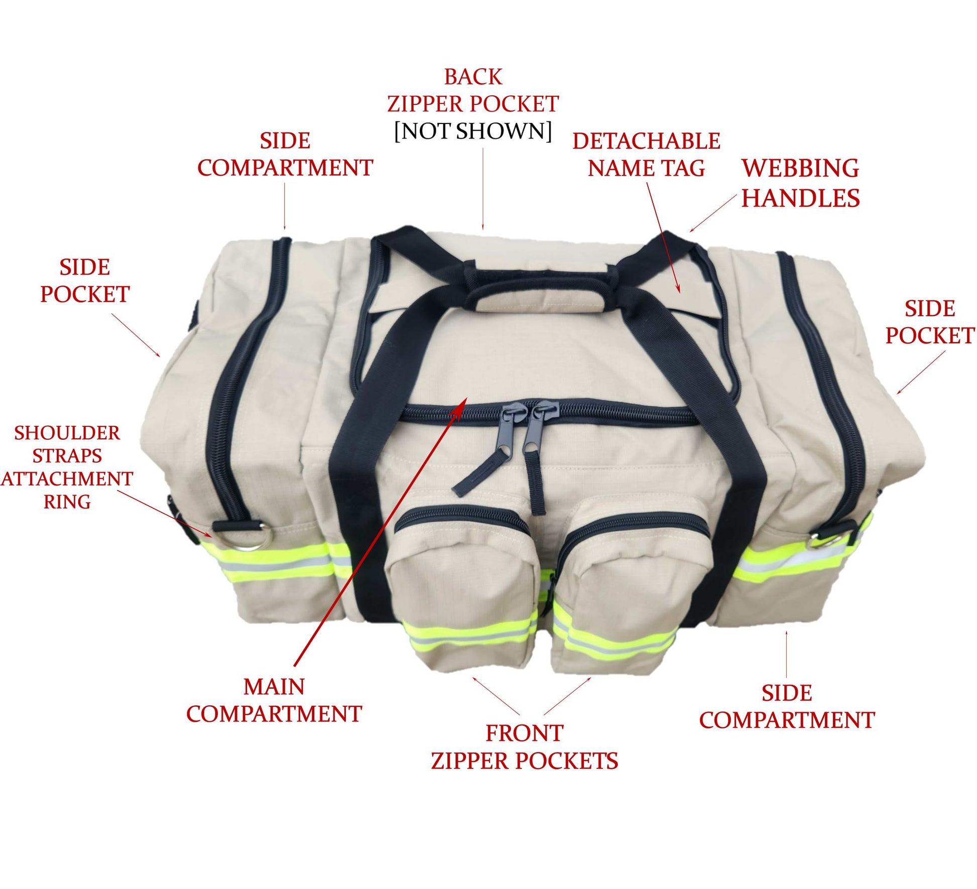 Firefighter Personalized Station Gym Bag