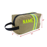 Firefighter Personalized TAN Toiletry Bag