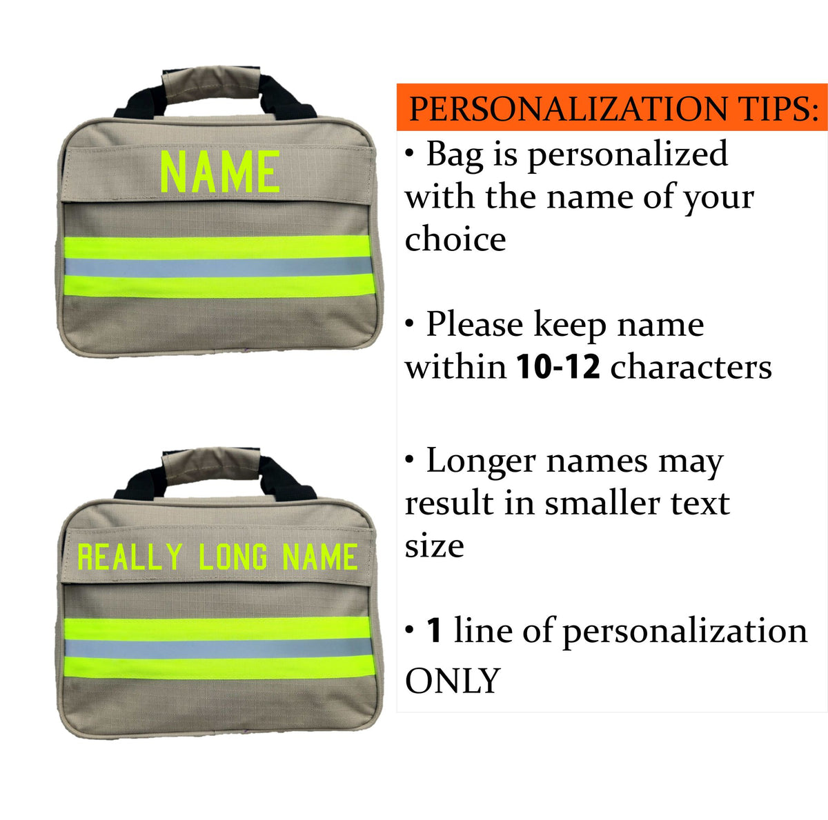 Firefighter Personalized Overnight Toiletry Bag