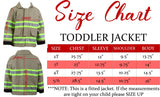 Firefighter Personalized BLACK Toddler Jacket (JACKET ONLY)