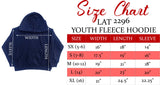Firefighter Youth Personalized Navy Hoodie with RED Maltese Cross