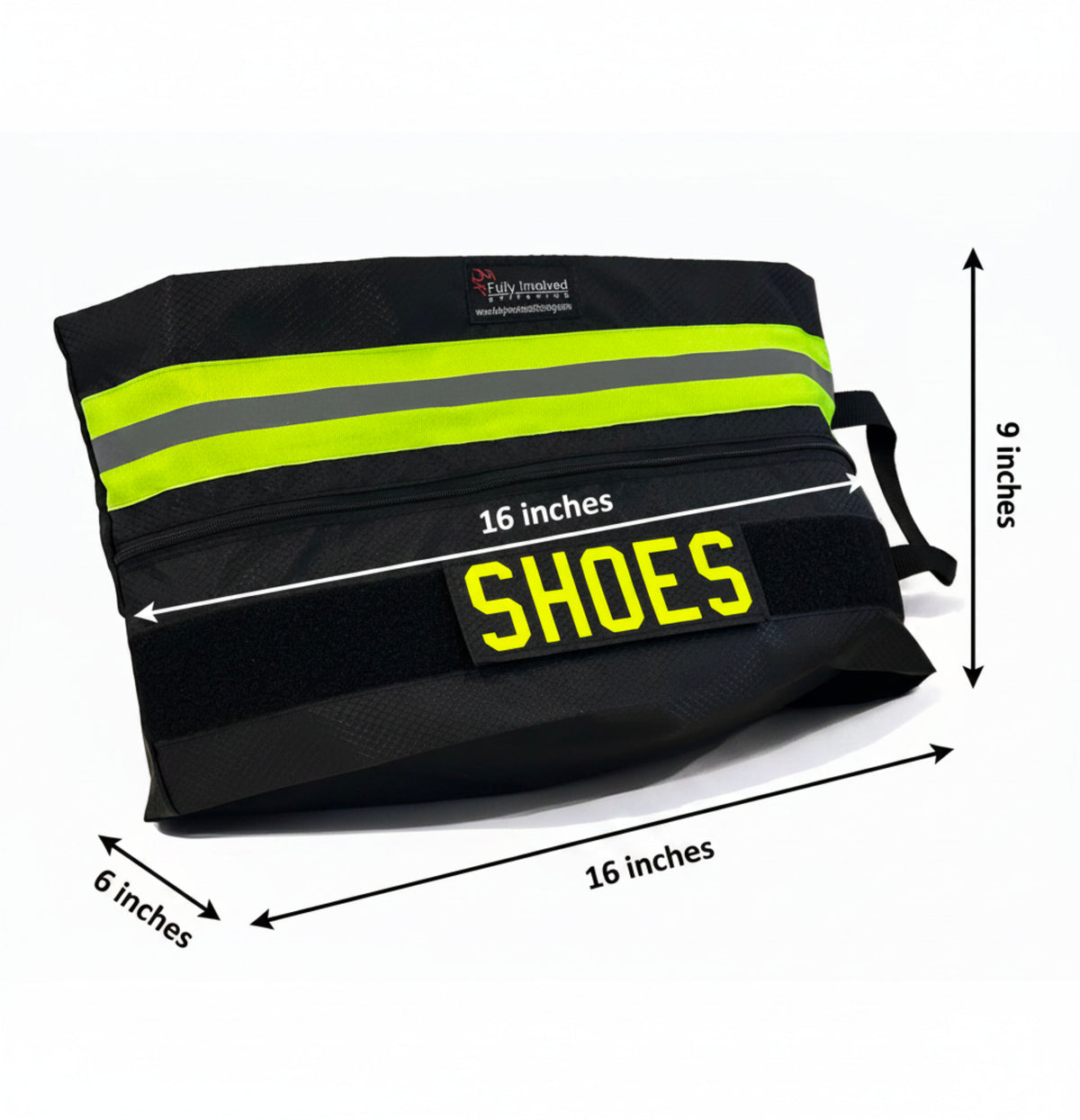 Firefighter Personalized Black Packing Cube Set of 5