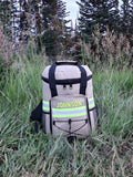 Fully Involved Stitching Firefighter Backpack Cooler