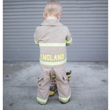 ORIGINAL Firefighter Personalized BLACK 3-Piece Baby Outfit