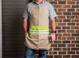Firefighter Personalized Cooking Grilling Apron with TWO Lines of Personalization