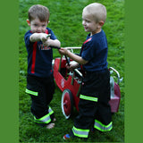Original Personalized Firefighter Toddler 2-Piece BLACK Outfit Costume