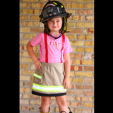 Firefighter Personalized PINK Toddler Shirt (SHIRT ONLY)