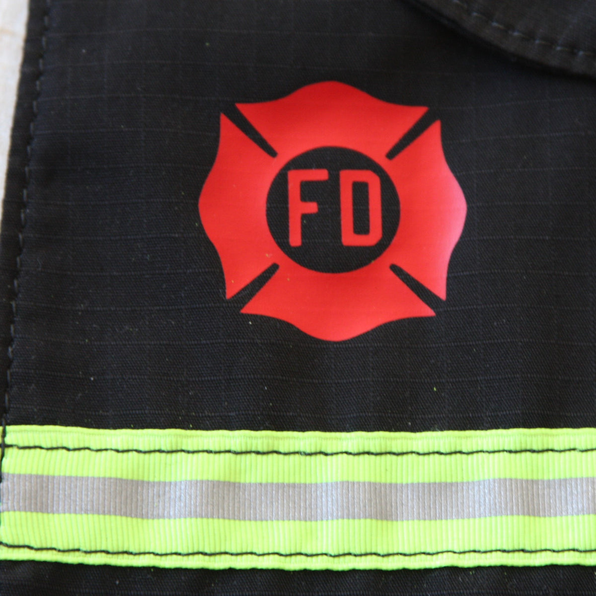 Firefighter Personalized Bib & Burp Rag Set