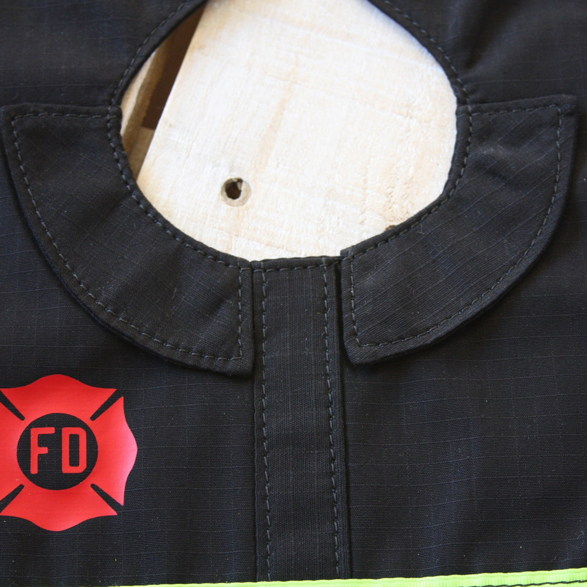 Firefighter Personalized Bib & Burp Rag Set