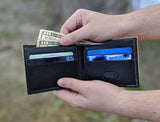 Firefighter TAN Turnout Out Gear "Captain" Wallet with Optional Personalization