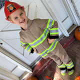 Firefighter Personalized TAN 3-Piece Toddler Outfit